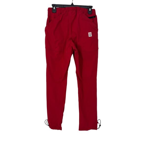 Topo Designs nylon pants women’s size medium red hike camp outdoor track - Picture 2 of 9